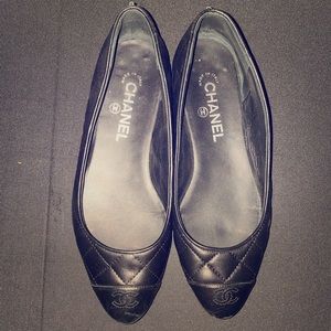 Chanel Quilted Flats Ballet